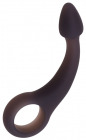 Анальный стимулятор черного цвета, 13,6 см