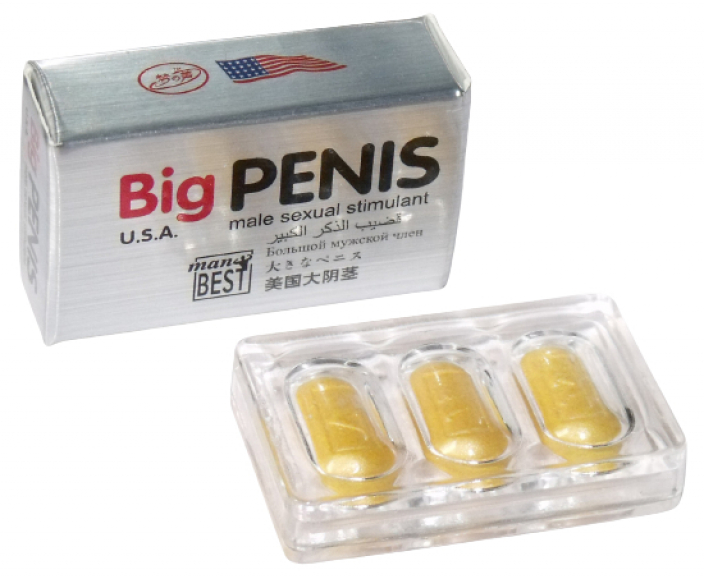 Big Penis препарат для потенции, 3 табл.