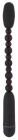 Черный анальный вибростимулятор, 29 см