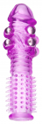 Фиолетовая насадка с металлическими шариками, 13,5 см
