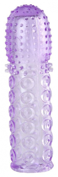Фиолетовая рельефная насадка, 13,5 см