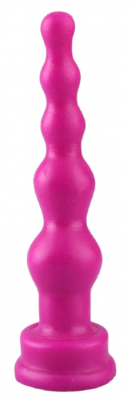 Фиолетовый анальный стимулятор Елочка, 14,5 см