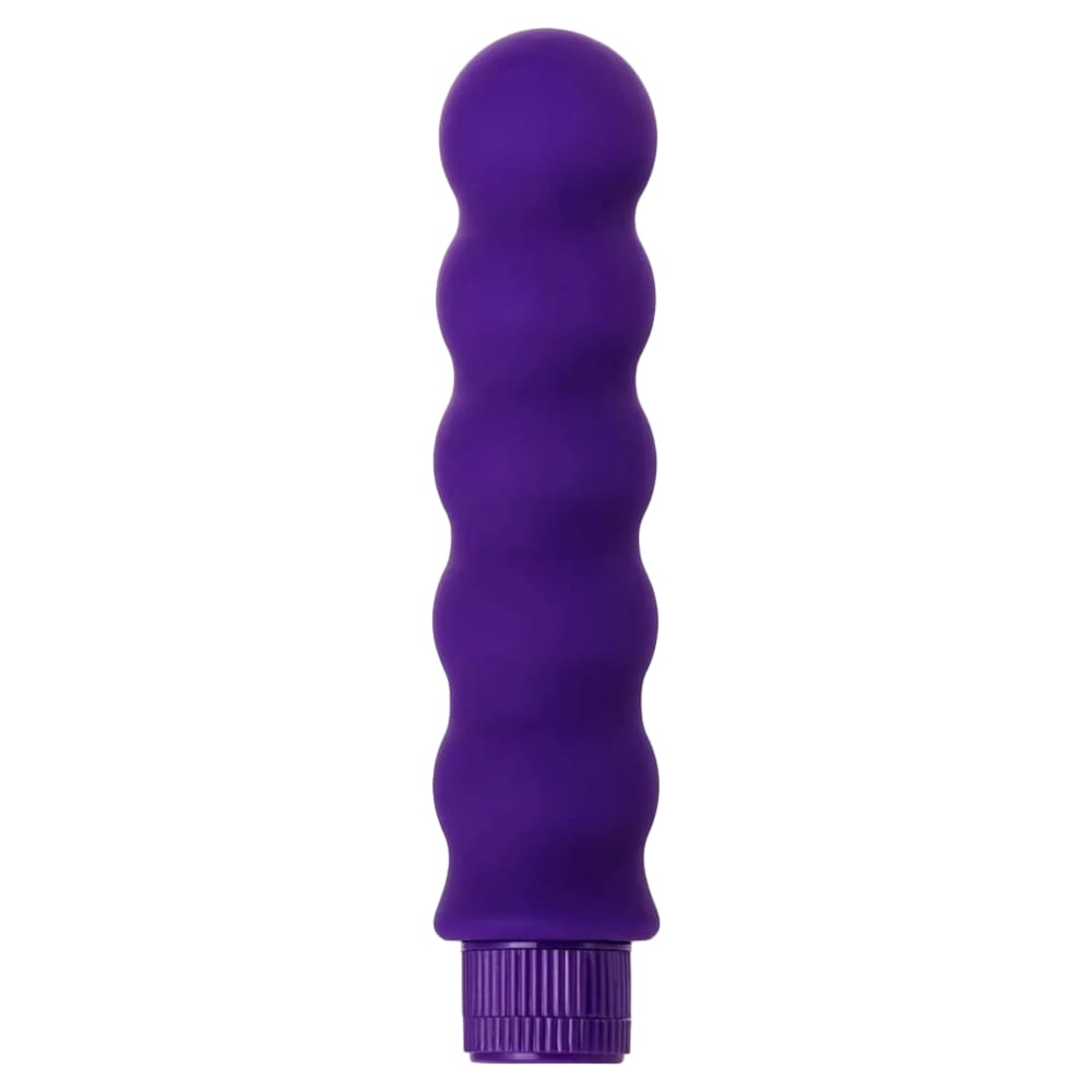 Фиолетовый нереалистичный вибратор, 17 см