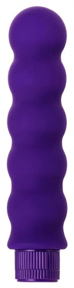 Фиолетовый нереалистичный вибратор, 17 см