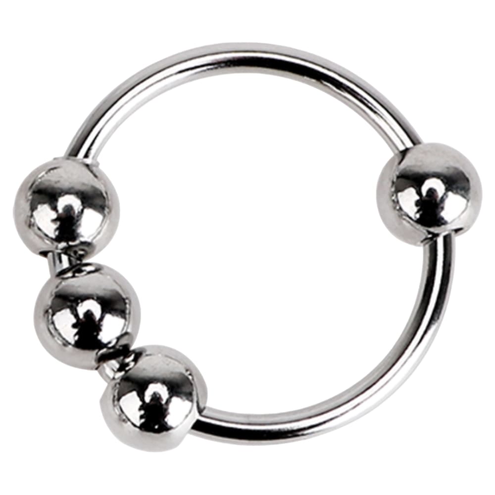 Кольцо на член с шариками, Ø 3,5 см