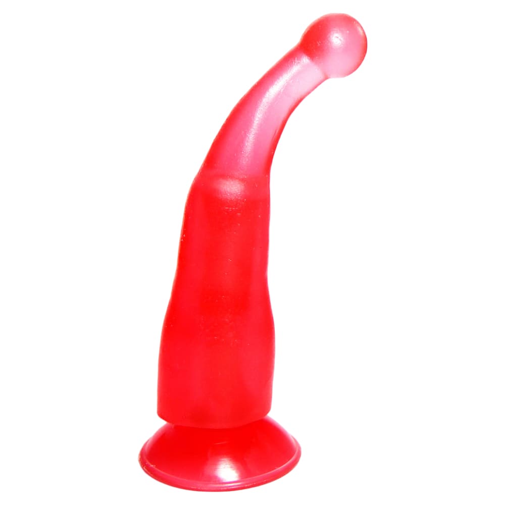 Красный массажер-стимулятор простаты и точки G, 19,5 см