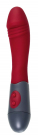 Красный нереалистичный вибратор Una, 19,8 см