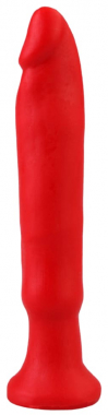 Красный стимулятор без мошонки, 14 см