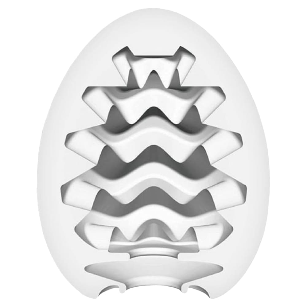 Нереалистичный мастурбатор-яйцо Wavy, 6,1 см