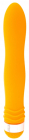 Оранжевый анальный вибростимулятор, 21,5 см