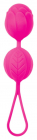 Розовые вагинальные шарики, Ø 3,5 см