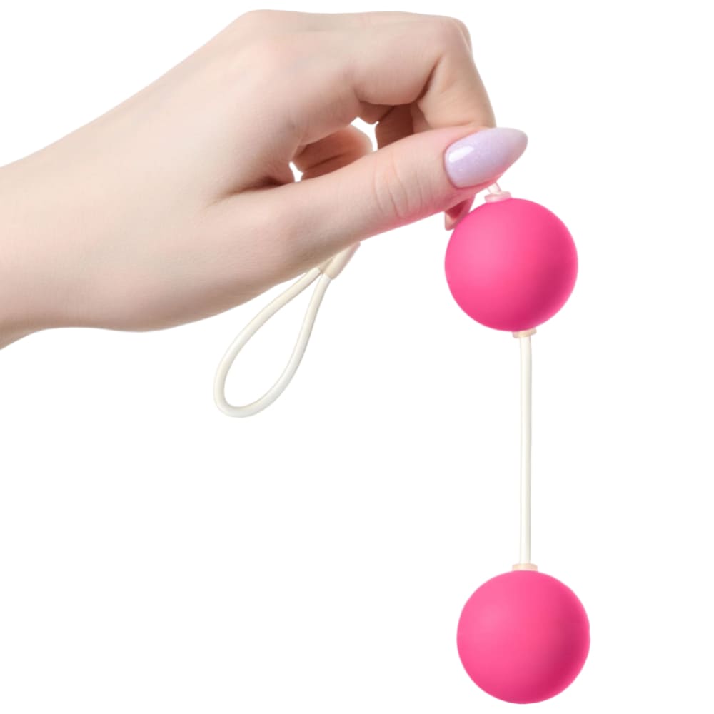 Розовые вагинальные шарики, Ø 3 см
