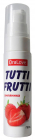 Съедобная гель-смазка Tutti-Frutti со вкусом земляники, 30 мл