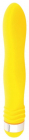 Желтый анальный вибростимулятор, 18 см